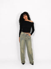 The Muse Vintage Wash | Wide Leg Jeans