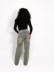 The Muse Vintage Wash | Wide Leg Jeans